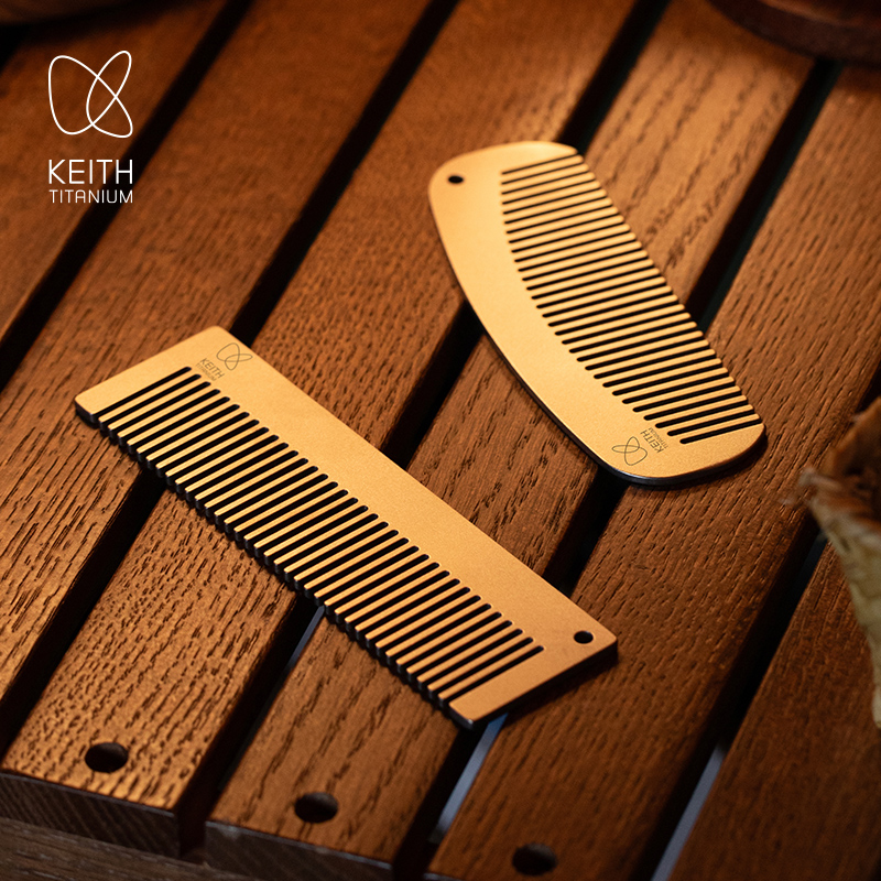Comb Pocket Titanium - Pente de Bolsa de Titânio KEITH