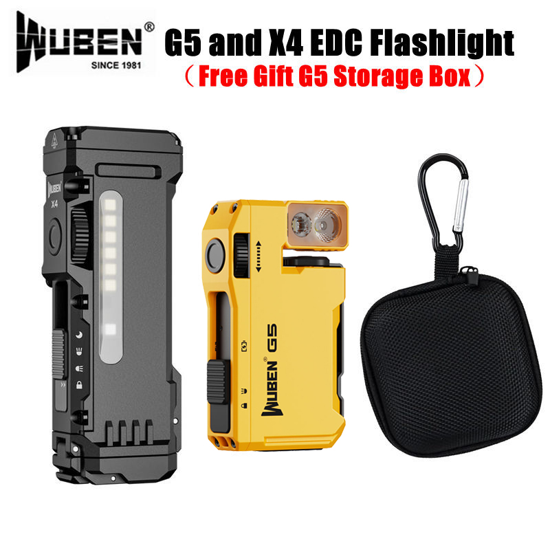 Edc Carry Flashlight - Lanterna EDC WUBEN G5 & X4