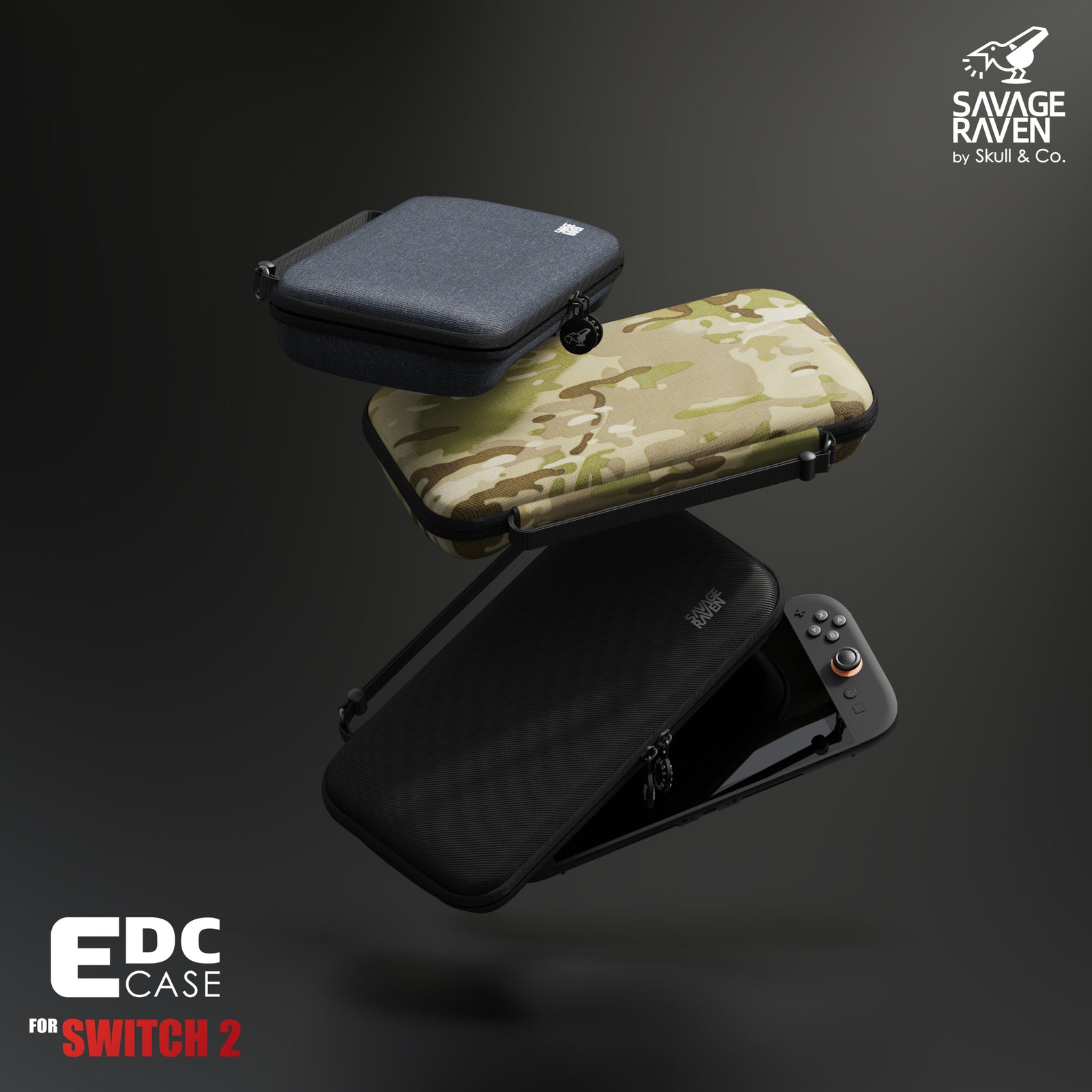 Edc Carry Co - Estojo de Transporte Savage Raven da