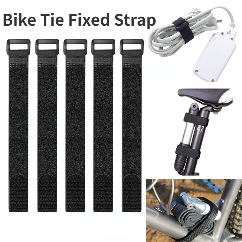 Gear Tie Reusable - 5 pçs 2.5*30cm gravata de bicicleta