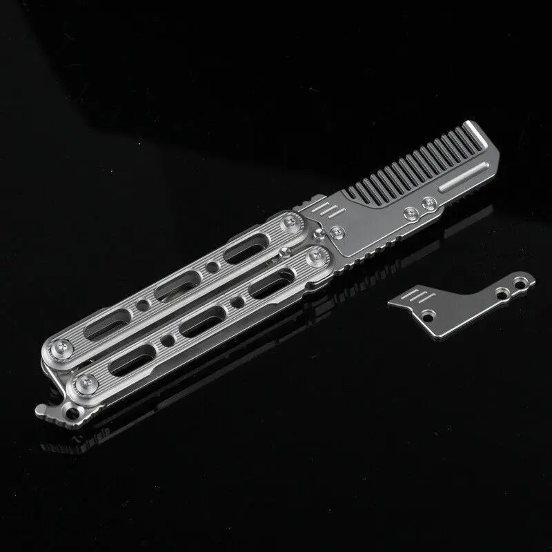 Comb Pocket Titanium - FEGVE EDC Ferramenta Multifuncional Portátil de