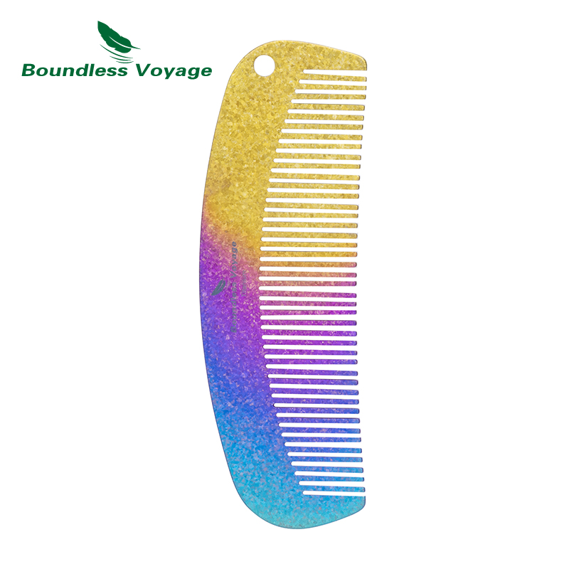Comb Pocket Titanium - Pente de Cabelo e Barba de