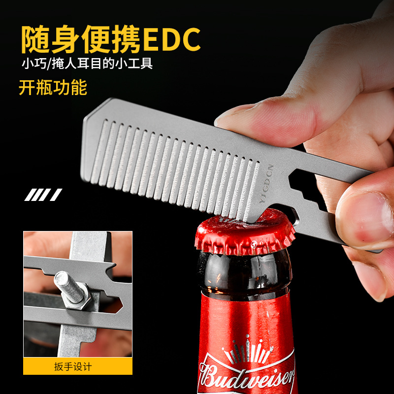 Pente de liga de titânio TC4,  - Comb Pocket Titanium avaliação e preço