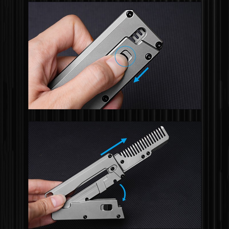 Liga de titânio dobrável pente - Comb Pocket Titanium avaliação e preço