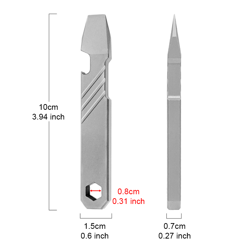 Ferramenta EDC de Titânio – Fe - Micro Screwdriver Kit avaliação e preço