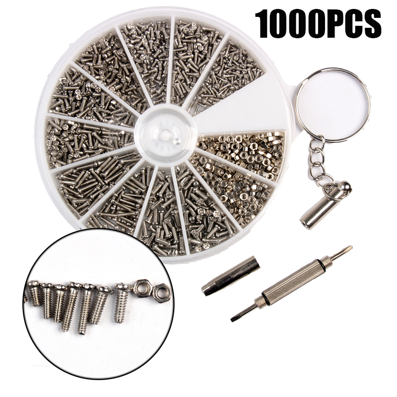 1000 pçs/lote M1-M1.6 parafuso - Micro Screwdriver Kit avaliação e preço