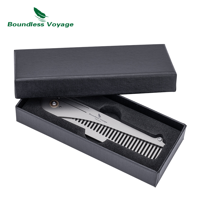Pente dobrável de titânio, pen - Comb Pocket Titanium avaliação e preço