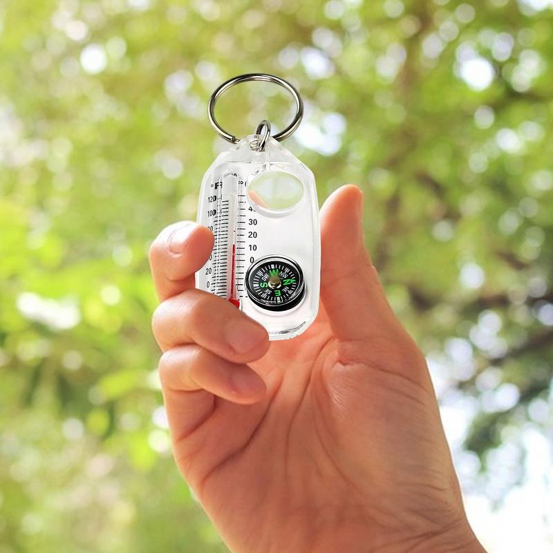 Mini chaveiro multifuncional a - Compass Keychain Mini avaliação e preço