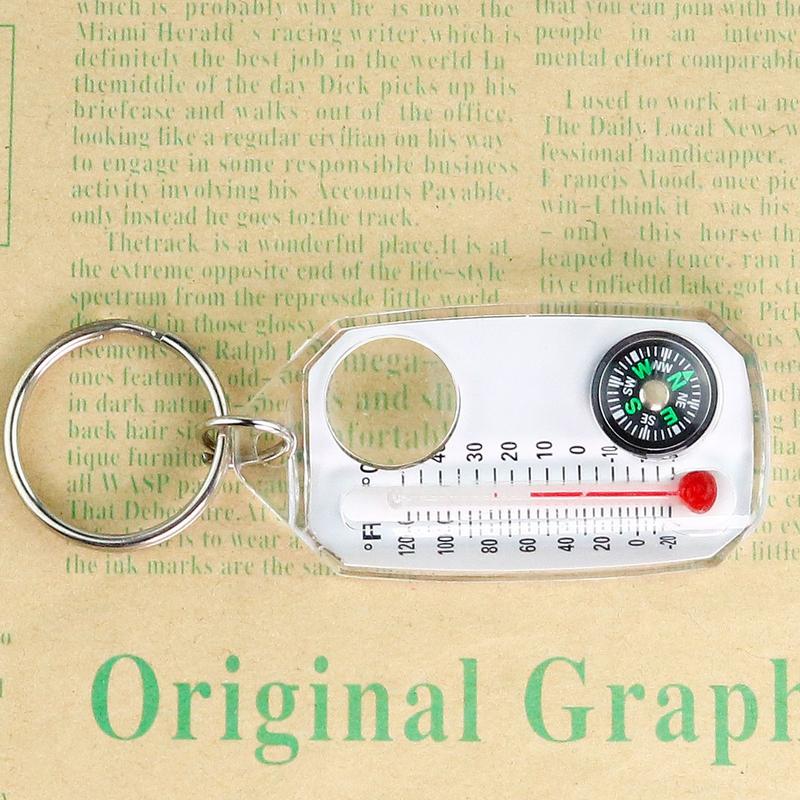Mini chaveiro multifuncional a - Compass Keychain Mini avaliação e preço