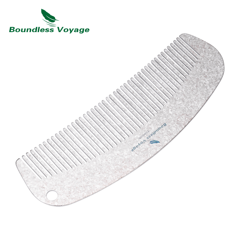 Pente de Cabelo e Barba em Tit - Comb Pocket Titanium avaliação e preço