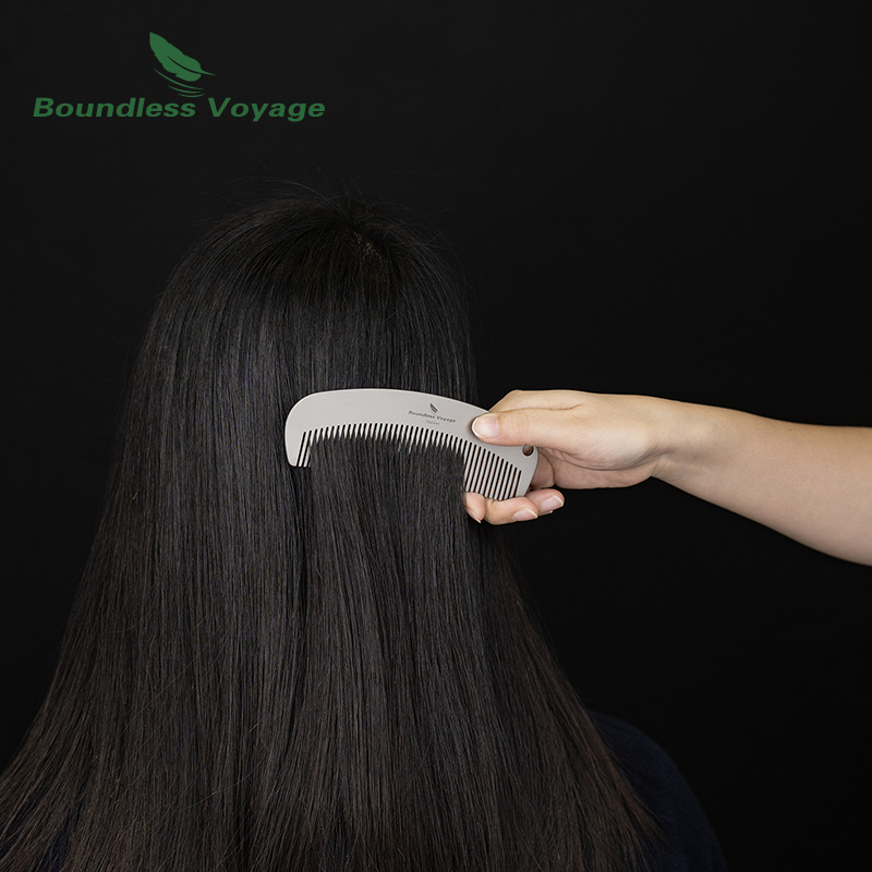 Pente de Cabelo e Barba em Tit - Comb Pocket Titanium avaliação e preço