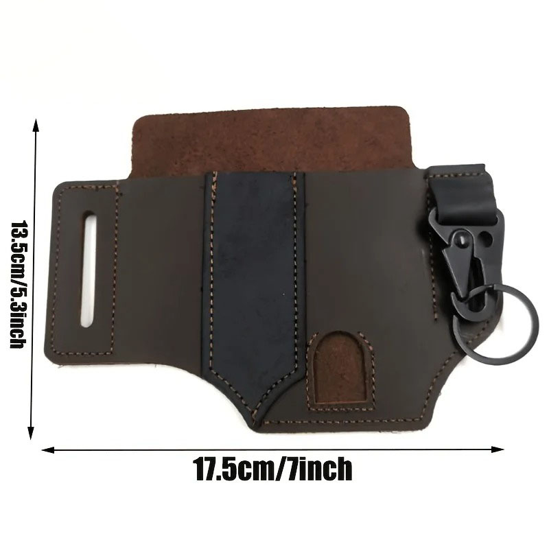 Bolsa de Cinto EDC em Couro PU - Edc Carry Flashlight avaliação e preço