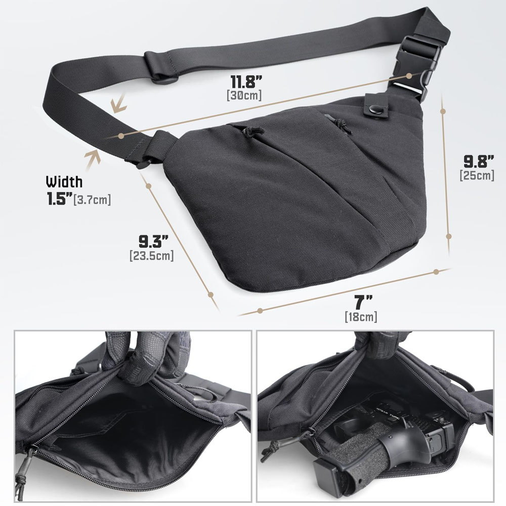 Bolsa de transporte tática esc - Edc Carry Gun avaliação e preço