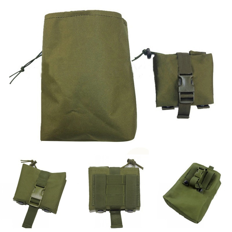 Molle dobrável despejo gota re - Edc Carry Belt Pouch avaliação e preço