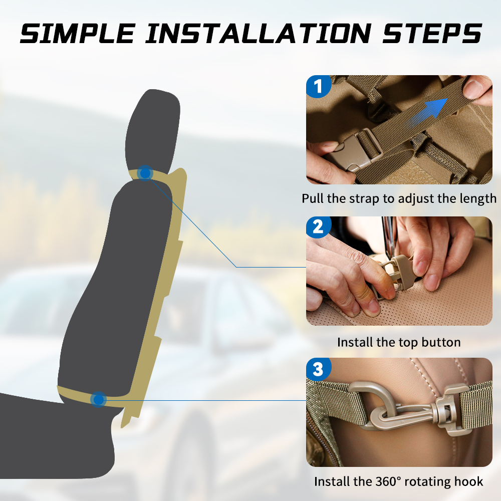 Organizador Tático MOLLE para  - Edc Car Carry avaliação e preço