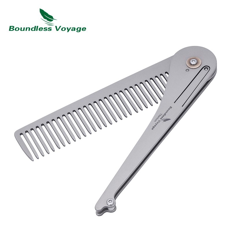 Pente dobrável de titânio Boun - Comb Pocket Titanium avaliação e preço
