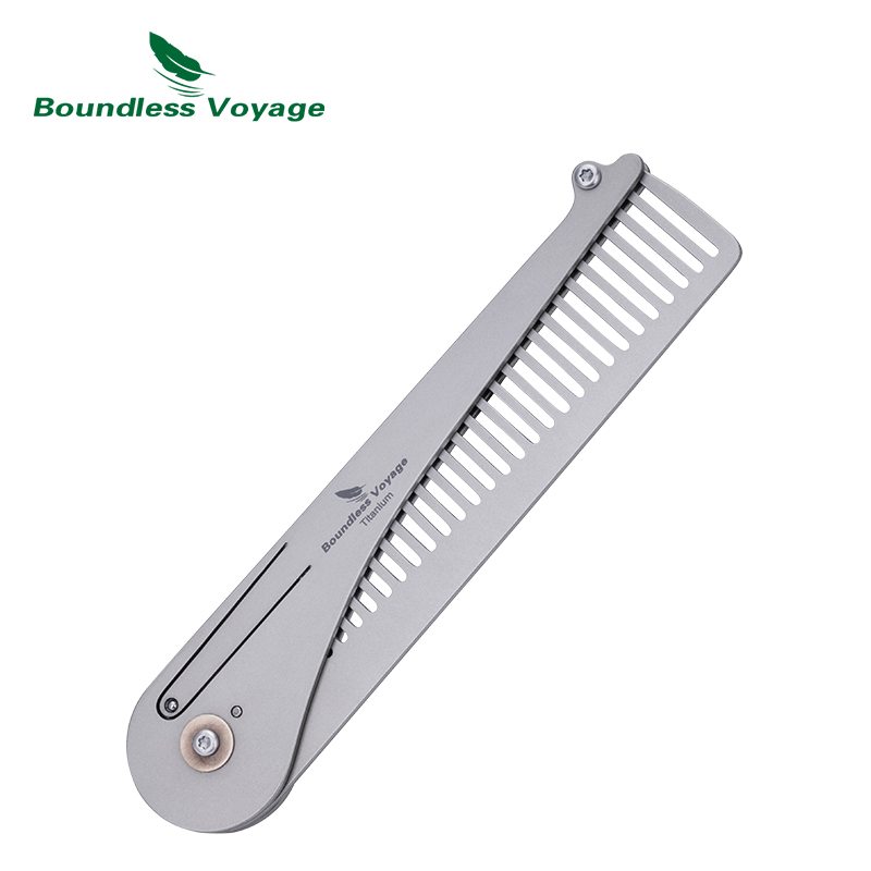 Pente dobrável de titânio Boun - Comb Pocket Titanium avaliação e preço