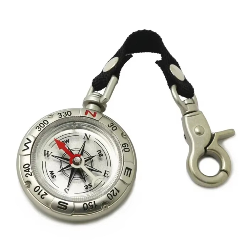 Mini Bússola com Cordão e Chav - Compass Keychain Mini avaliação e preço