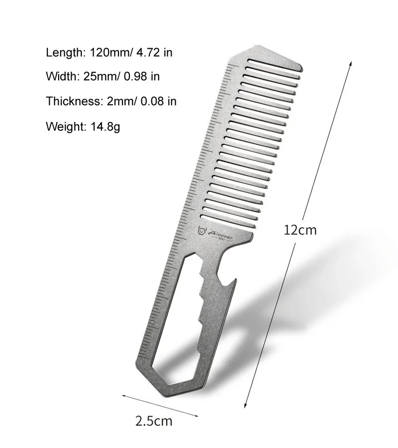 FEGVE Pente Antiestático de Ti - Comb Pocket Titanium avaliação e preço