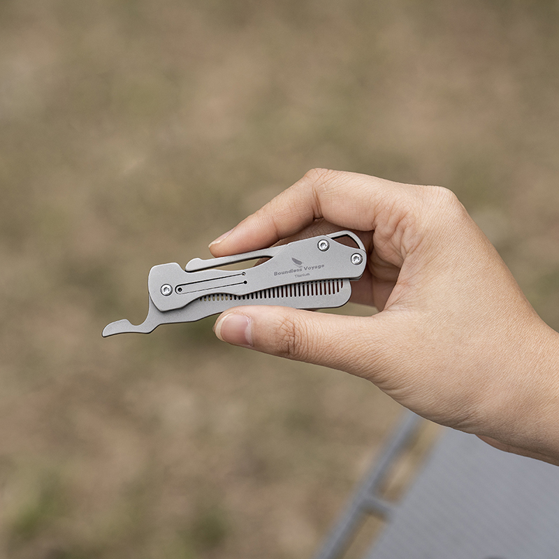 Pente dobrável de titânio para - Comb Pocket Titanium avaliação e preço