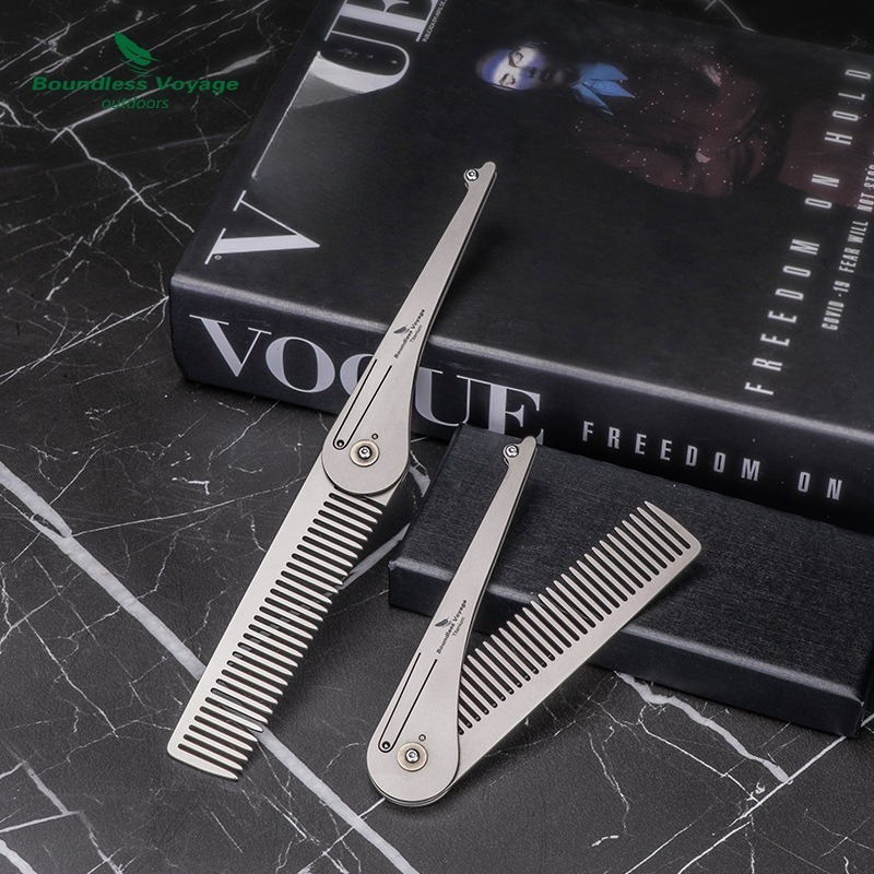 Pente de Cabelo Dobrável de Ti - Comb Pocket Titanium avaliação e preço